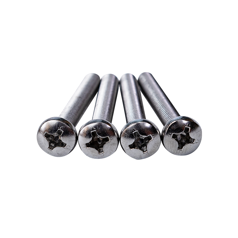 SS304 GB818 M4 Cross Recessed Pan Head maskinskruer