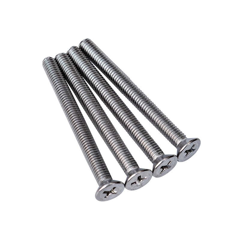 SS304 GB819 M8 Cross Recessed CSK Head Maskinskruer