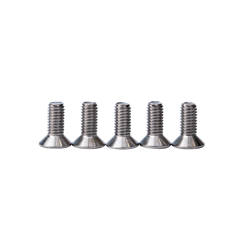 SS304 DIN965 M3 Cross Recessed CSK Head Maskinskruer